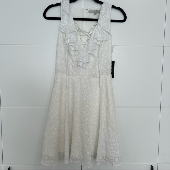 Guess Dresses & Skirts - NWT Guess White Lace Up Dress